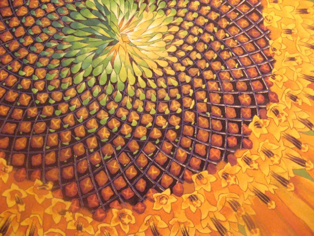 "Infinite Creativity." Gold accents are painted on with a brush.