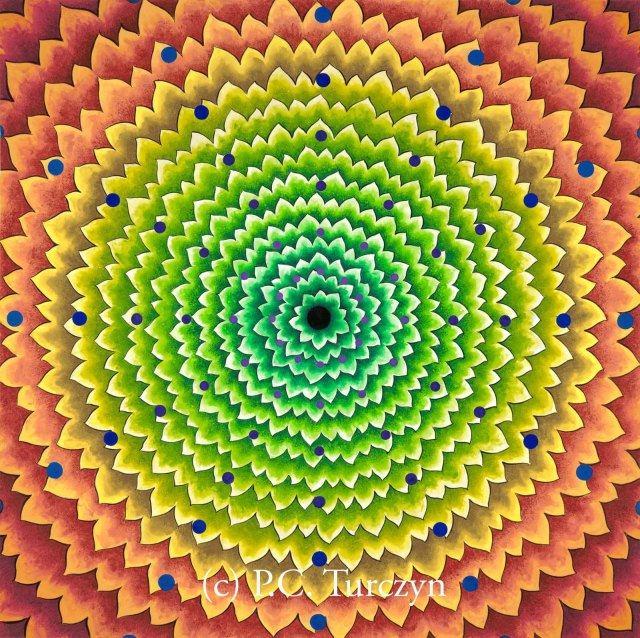 Infinite Compassion. Copyright and artist's name do not appear on actual print.