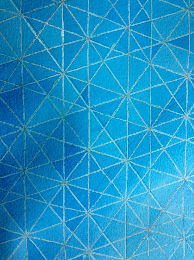 "Infinite Life" background, detail.