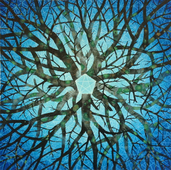 Small branches and twigs are added.