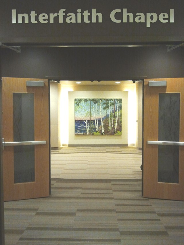 Michael Sweere's mosaic at Glendale Adventist Medical Center.